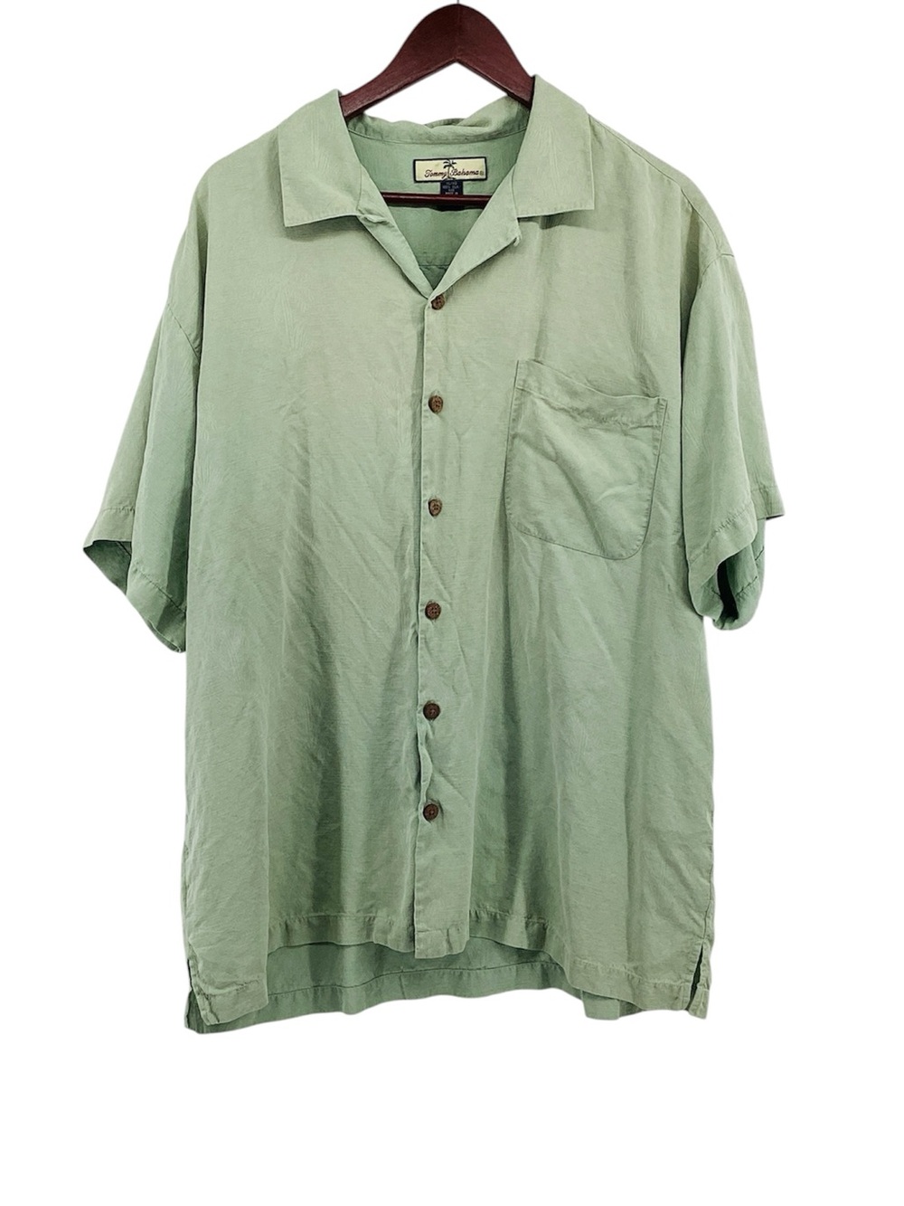π΅ Tommy Bahama Short Sleeve Shirt - Light Sage, Size XL